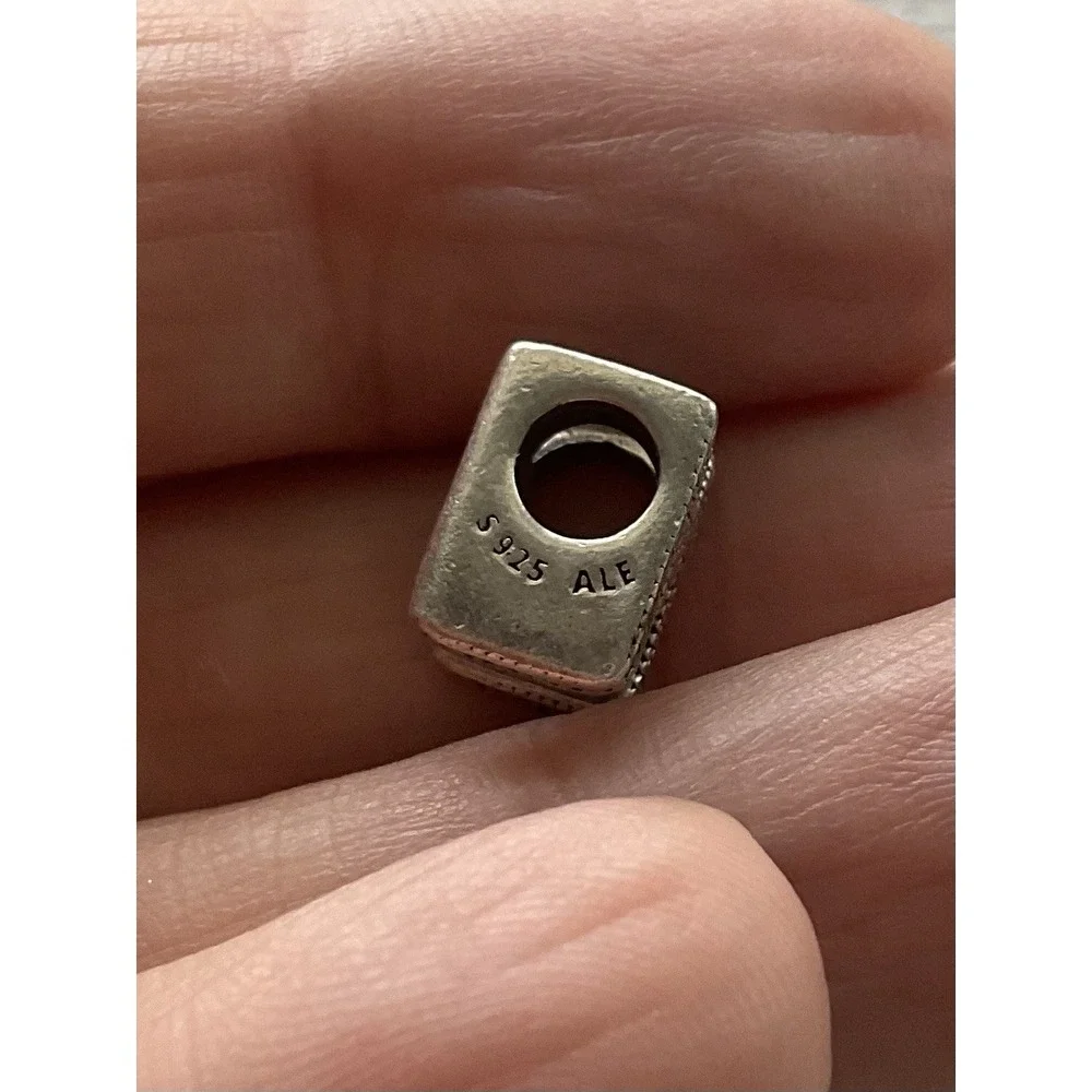 ALE 925 sterling silver Pandora Letter M Alphabet Charm